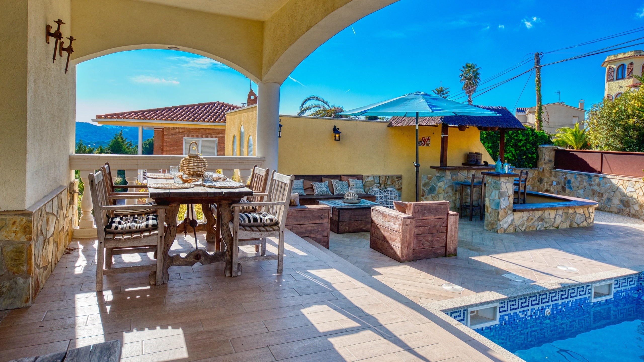 Holiday villas Costa Brava Spain - Villa Madonna - Lounge area