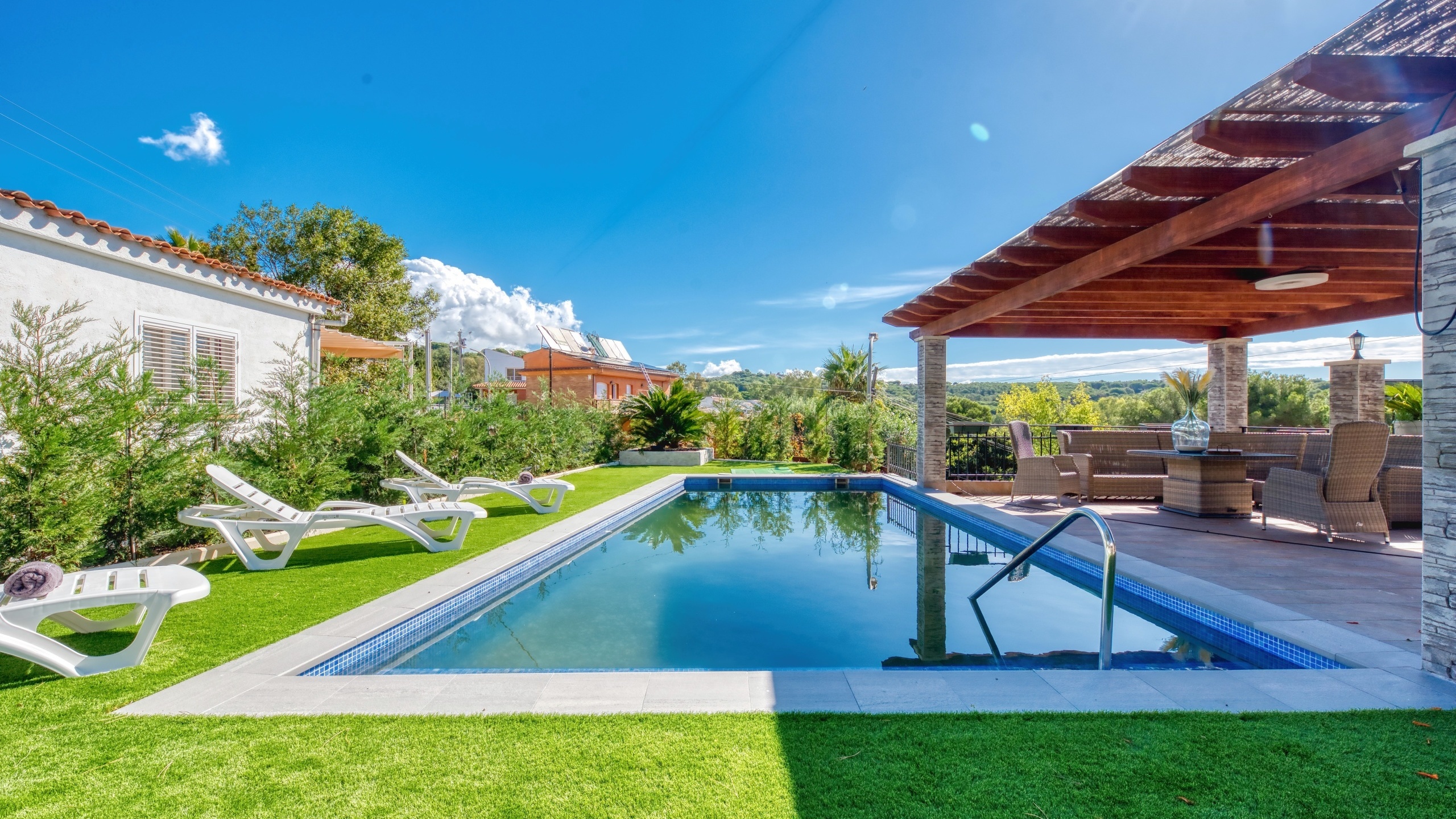 Holiday villa Costa Brava Spain - Villa Palmera - Swimming pool